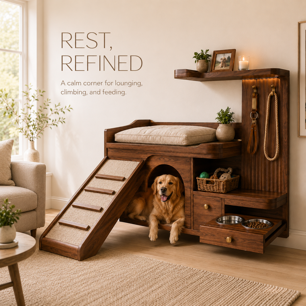 Nala Warm Wood Pet House - Design 041 - product image 07