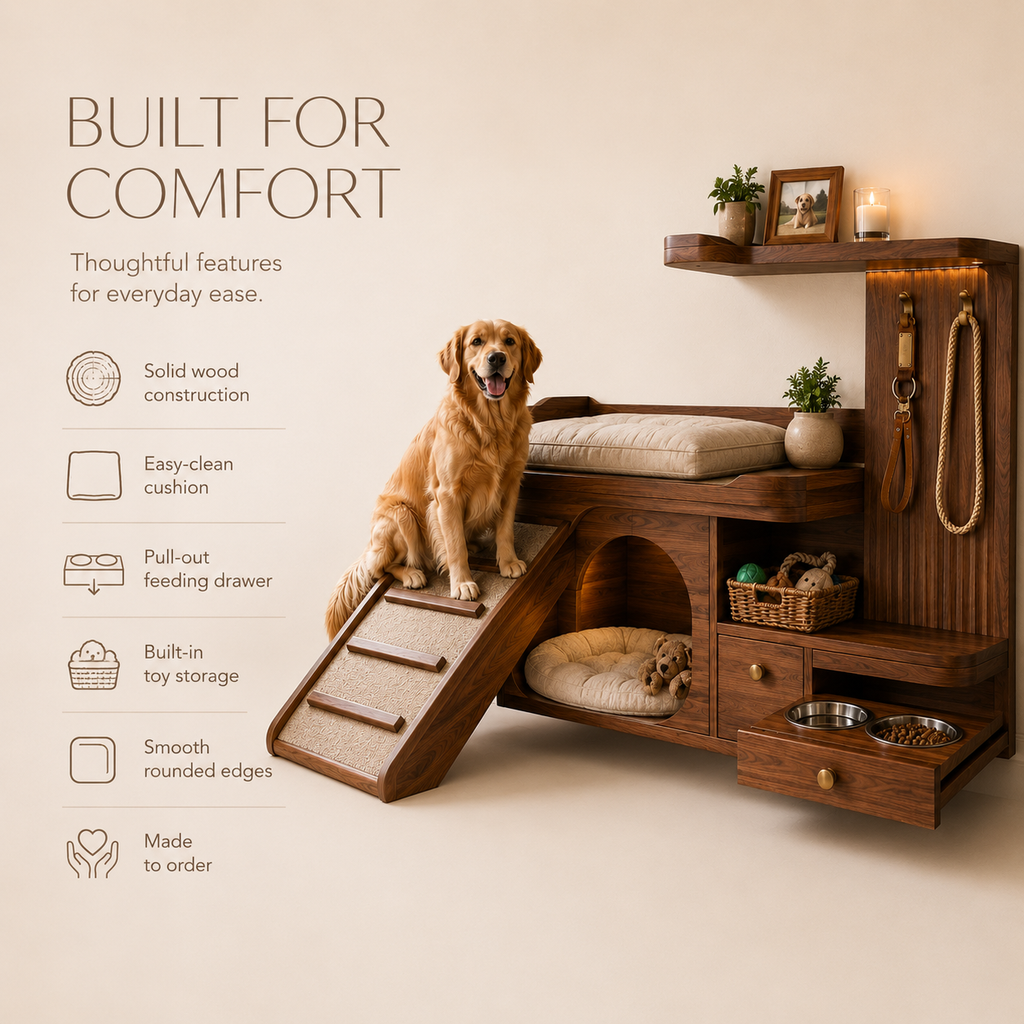 Nala Warm Wood Pet House - Design 041 - product image 09