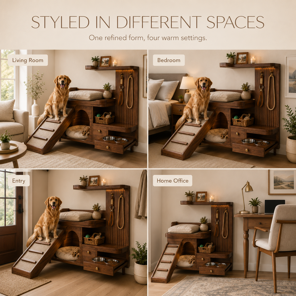 Nala Warm Wood Pet House - Design 041 - product image 10