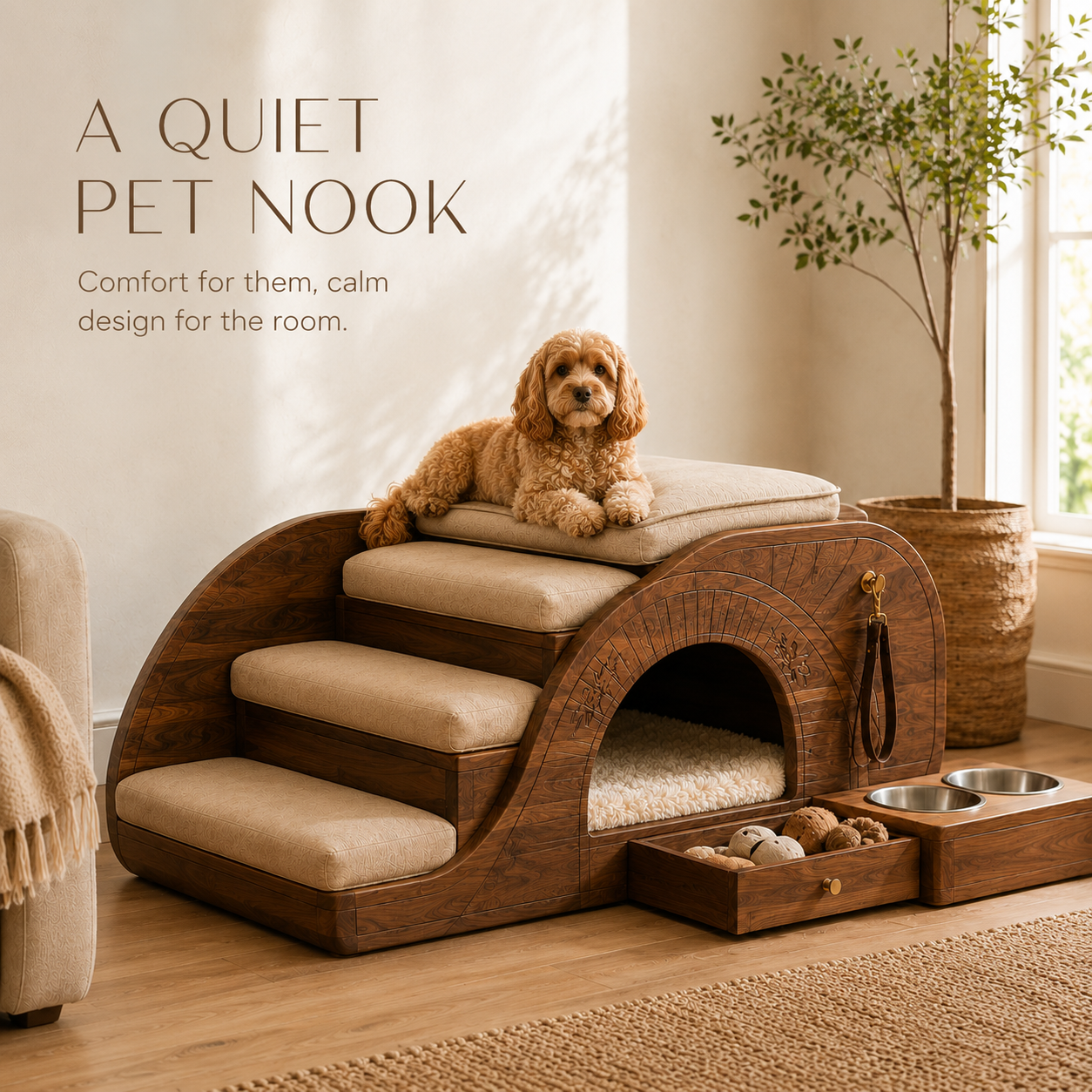 Maisie Wood Pet Nook - Design 045 - product image 02