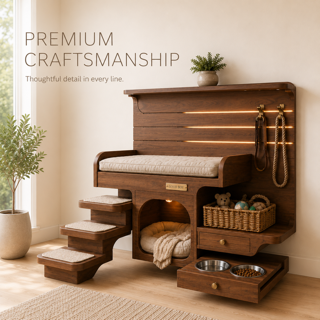 Poppy Solid Wood Dog House - Design 047 - product image 03