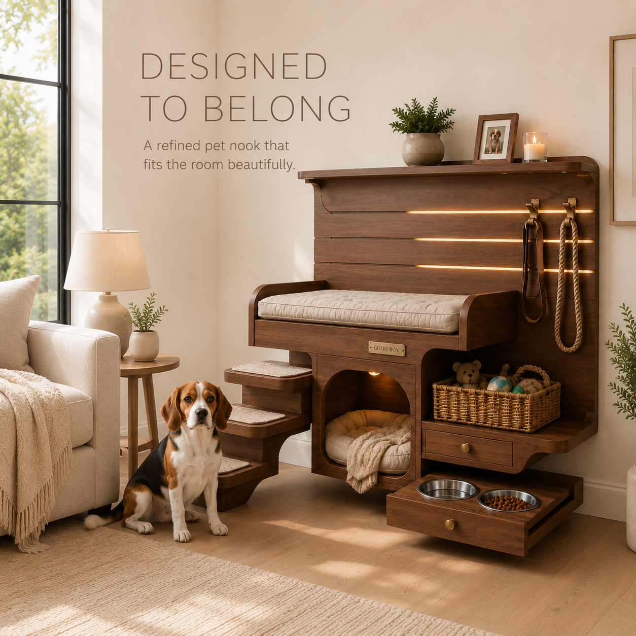 Poppy Solid Wood Dog House - Design 047 - product image 04