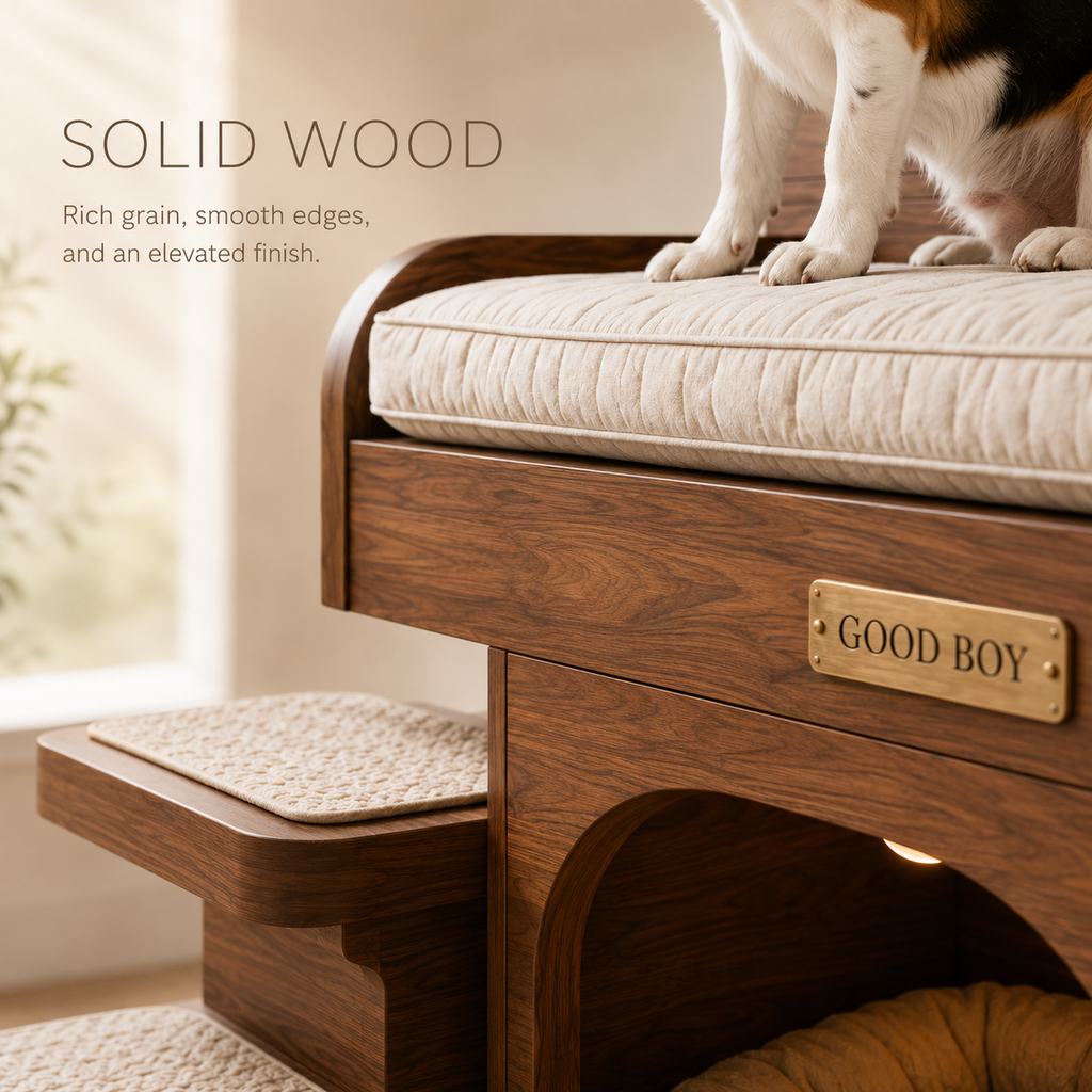 Poppy Solid Wood Dog House - Design 047 - product image 05