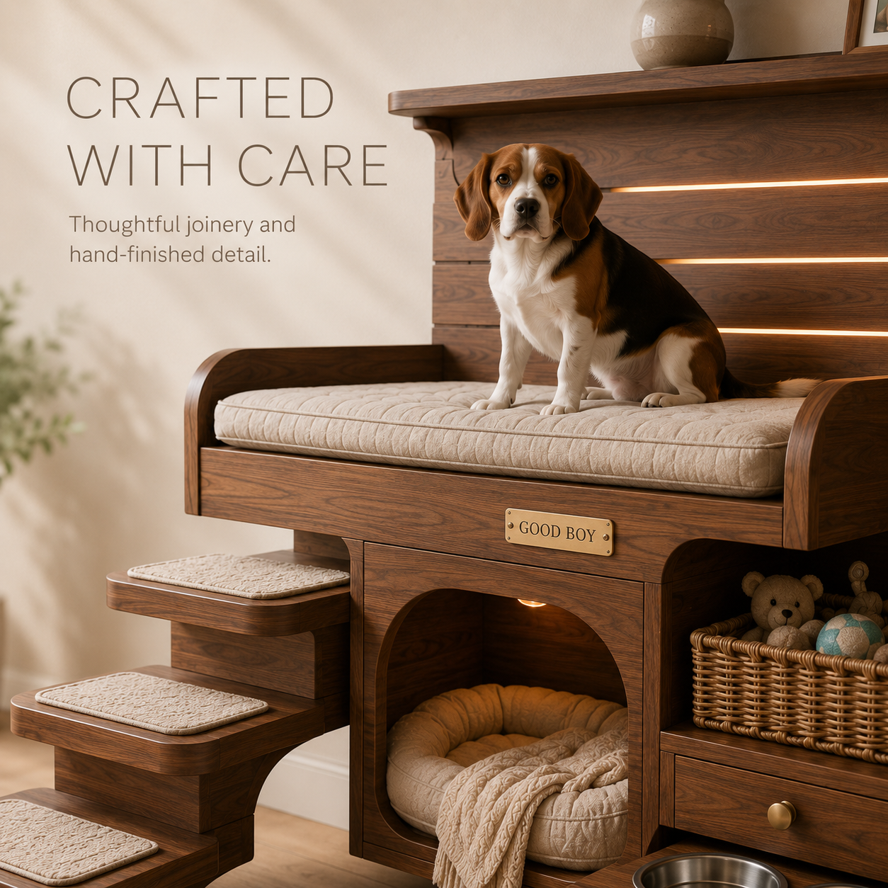 Poppy Solid Wood Dog House - Design 047 - product image 06