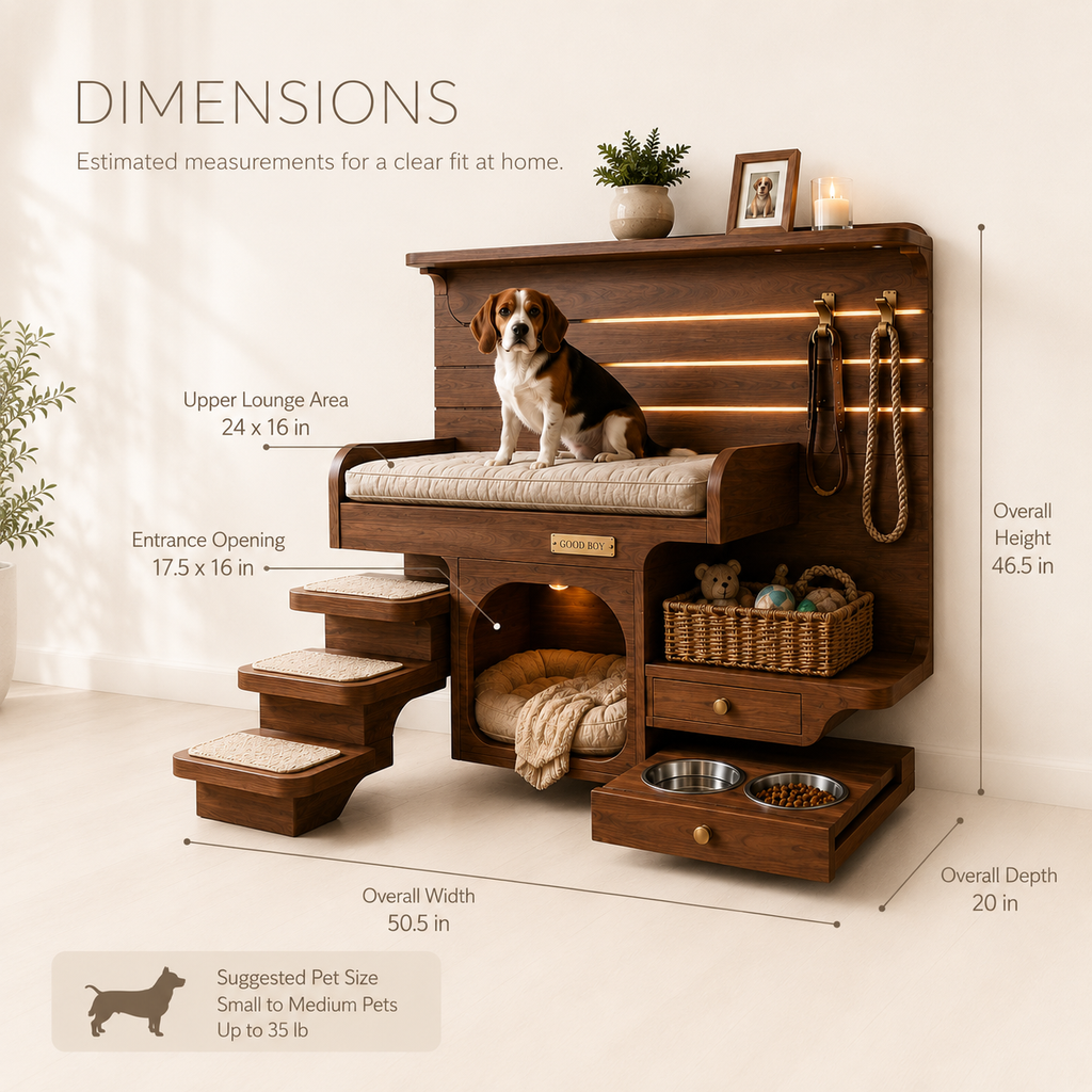 Poppy Solid Wood Dog House - Design 047 - product image 09