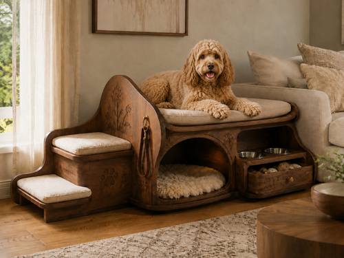 Willow Cat and Dog House - Design 052 - main view