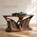 Alden Vinyl Record Player Stand - Design 001 - main view