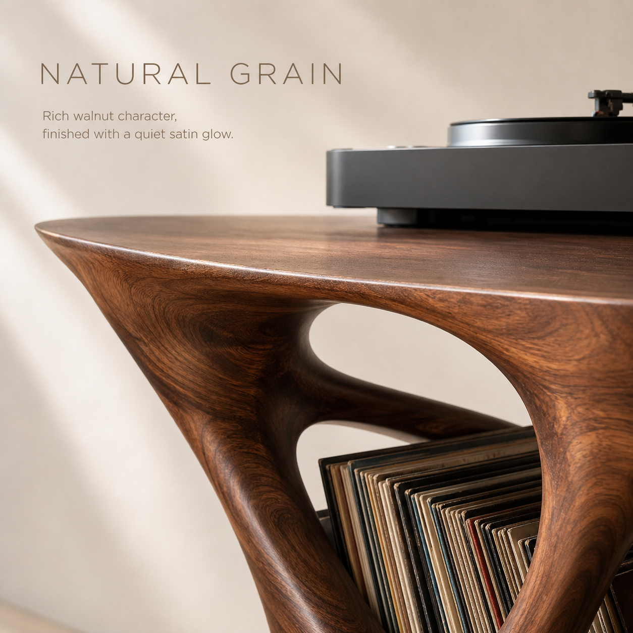 Alden Vinyl Record Player Stand - Design 001 - product image 05