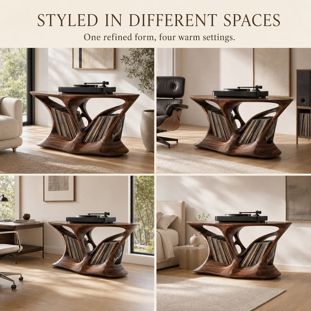 Alden Vinyl Record Player Stand - Design 001 - product image 10