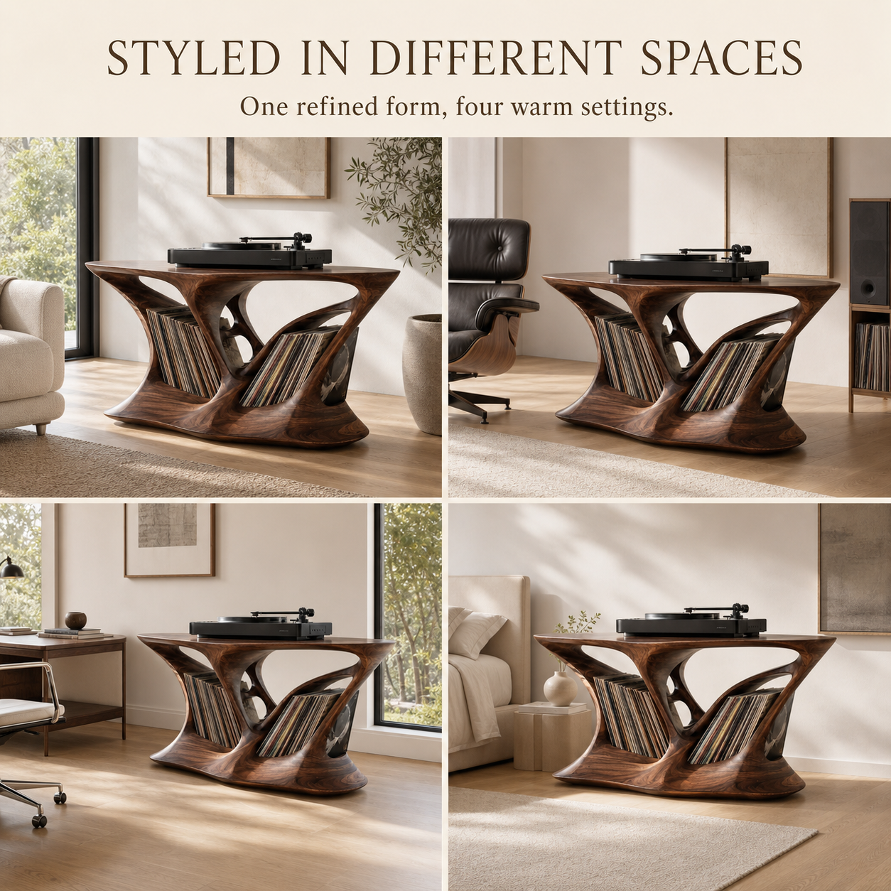 Alden Vinyl Record Player Stand - Design 001 - product image 10