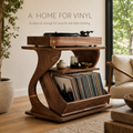 Mira Sculptural Turntable Stand - Design 002 - main view