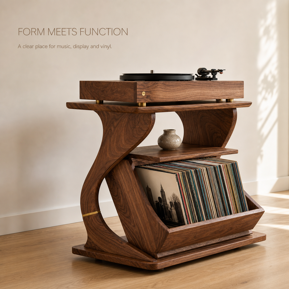 Mira Sculptural Turntable Stand - Design 002 - product image 02