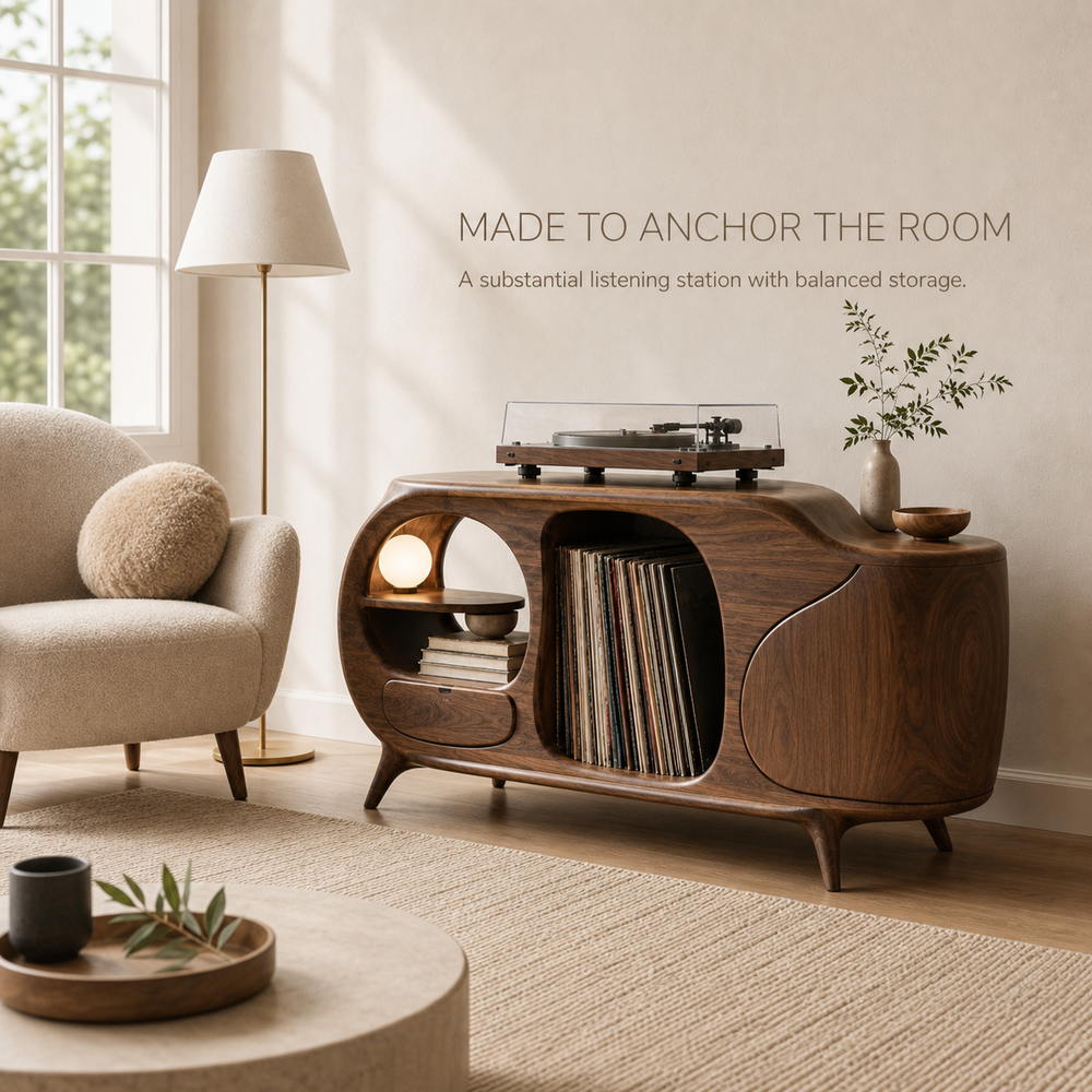 Rowan Hollow Form Record Stand - Design 003 - product image 03