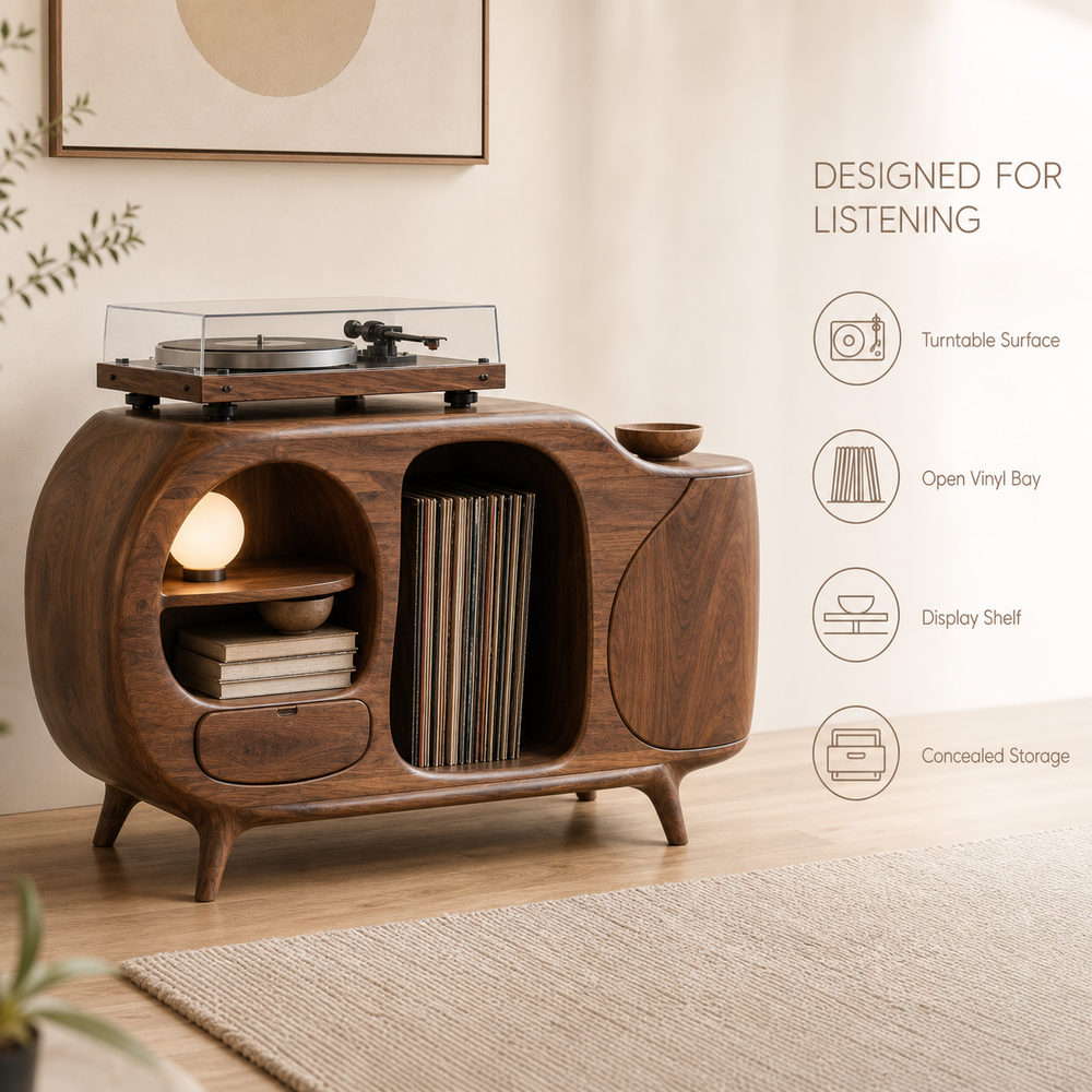 Rowan Hollow Form Record Stand - Design 003 - product image 09