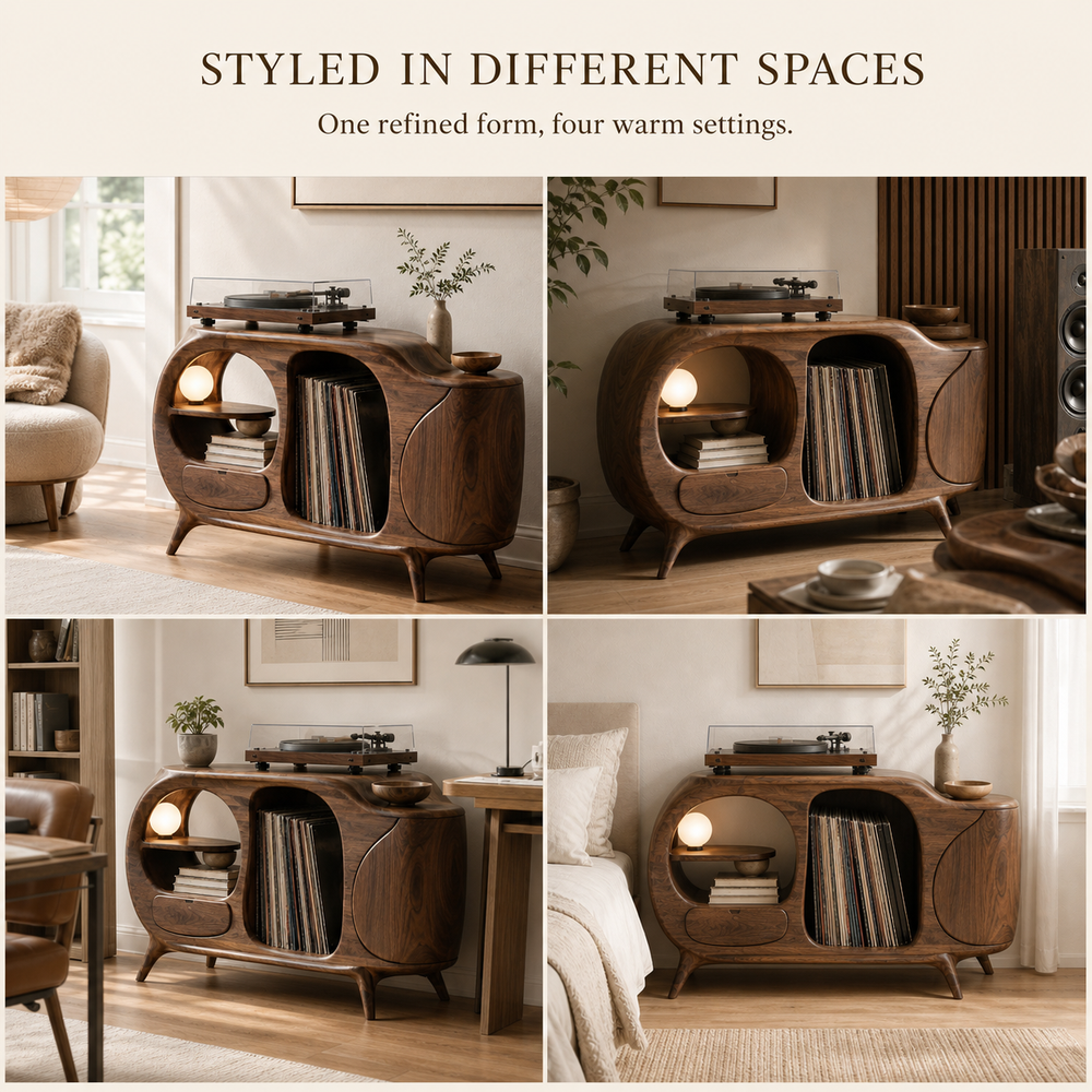 Rowan Hollow Form Record Stand - Design 003 - product image 10