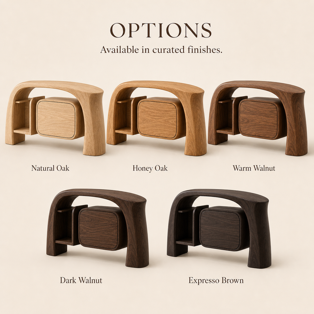 Liora Warm Walnut Vinyl Stand - Design 004 - product image 11