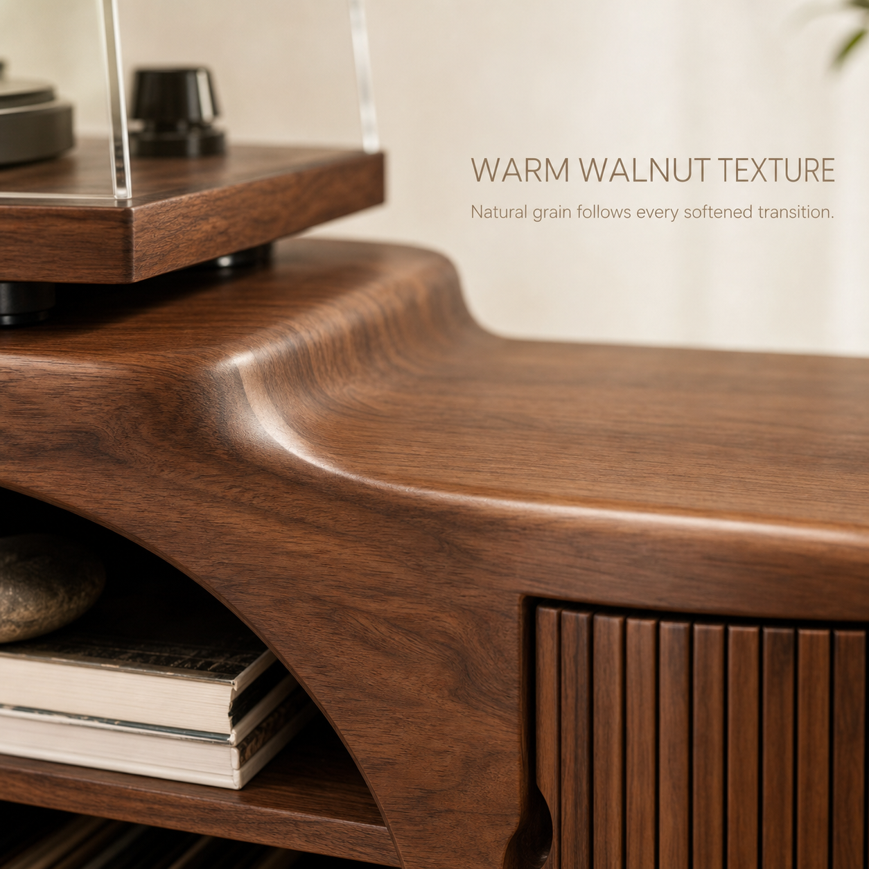 Soren Rounded Record Player Stand - Design 005 - product image 04