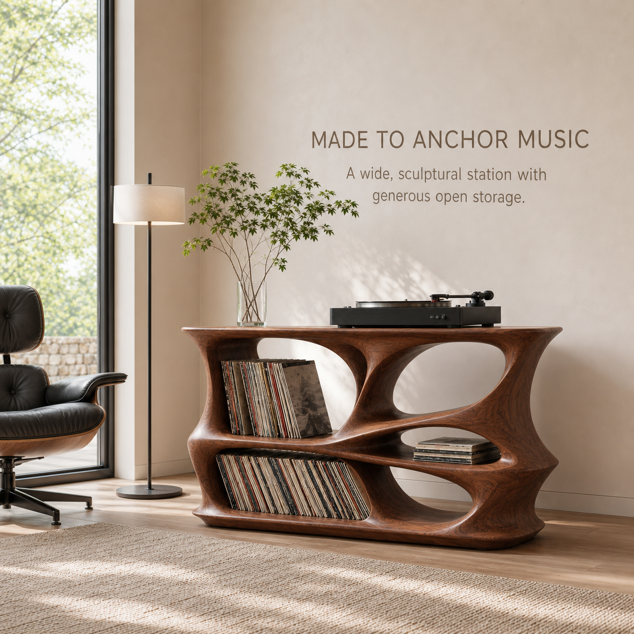 Veyra Soft Curve Record Stand - Design 007 - product image 03