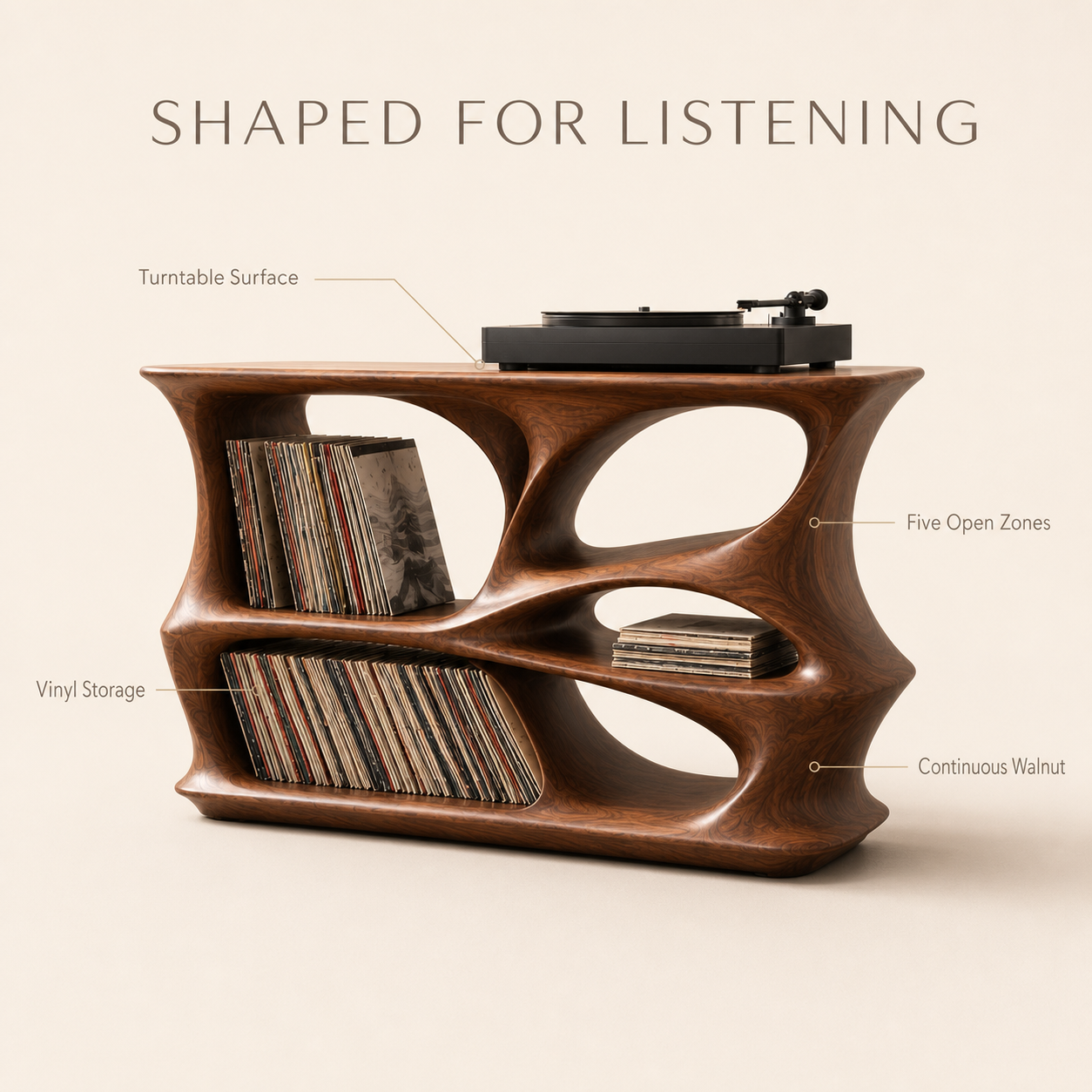 Veyra Soft Curve Record Stand - Design 007 - product image 08