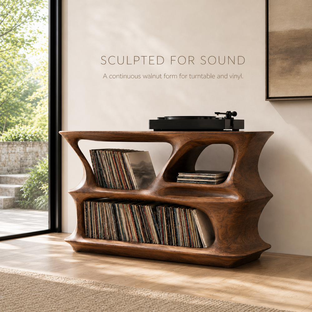 Calder Organic Media Stand - Design 008 - main view