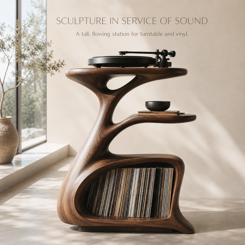Nolan Arc Vinyl Storage Stand - Design 009 - main view