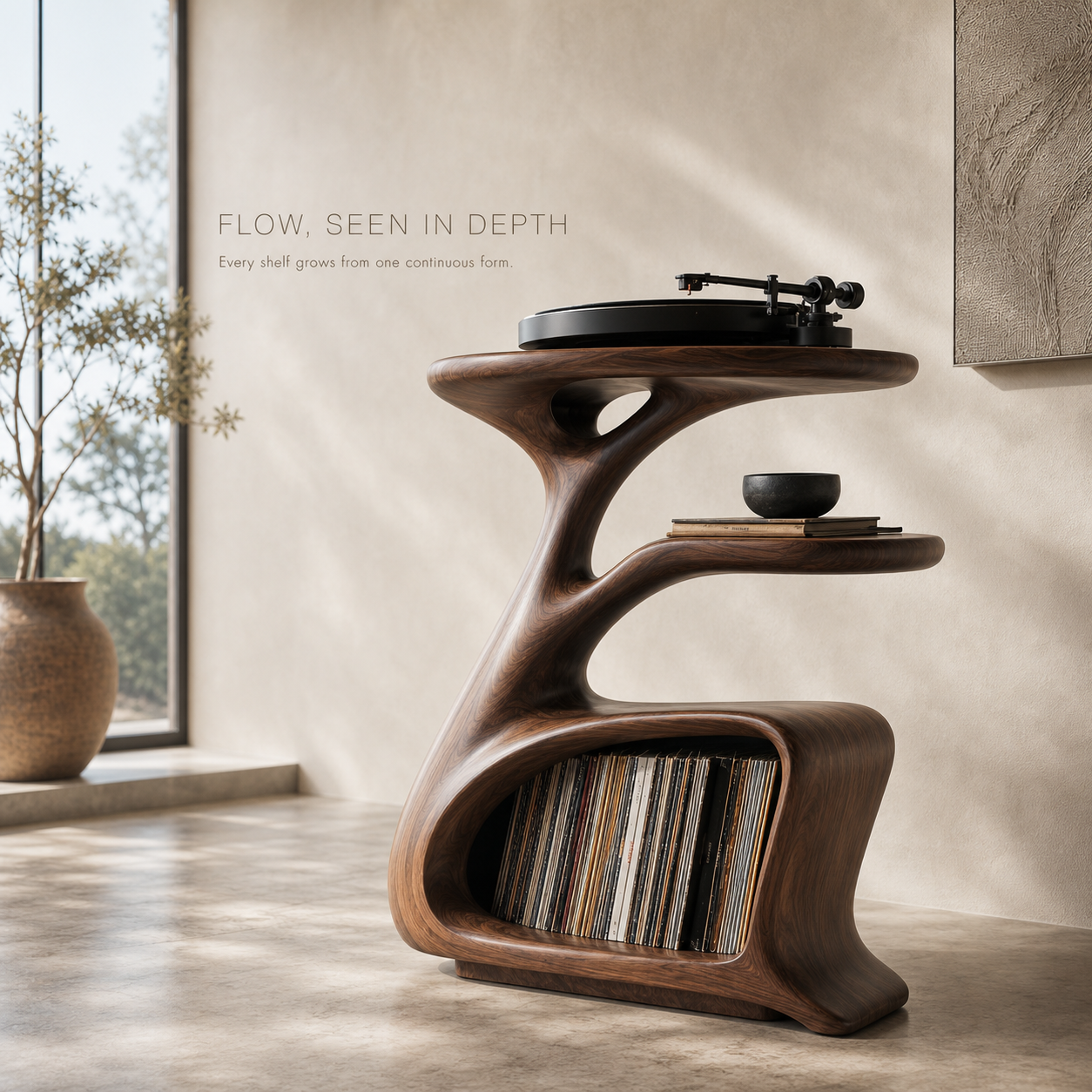 Nolan Arc Vinyl Storage Stand - Design 009 - product image 02