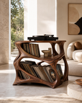 Brielle Sculpted Record Stand - Design 010 - main view