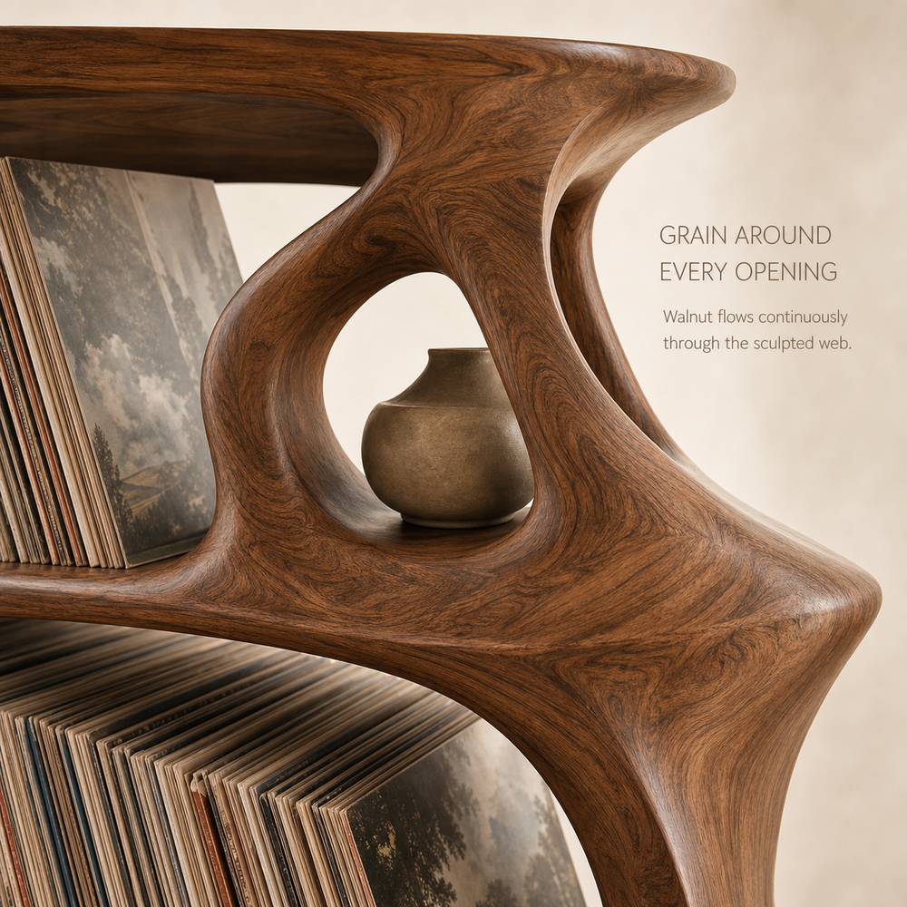 Alden Vinyl Record Player Stand - Design 011 - product image 04