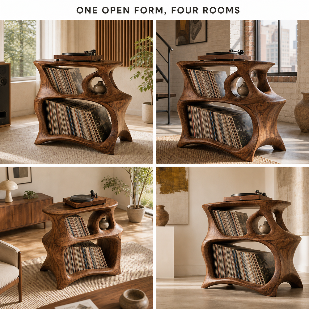 Alden Vinyl Record Player Stand - Design 011 - product image 09