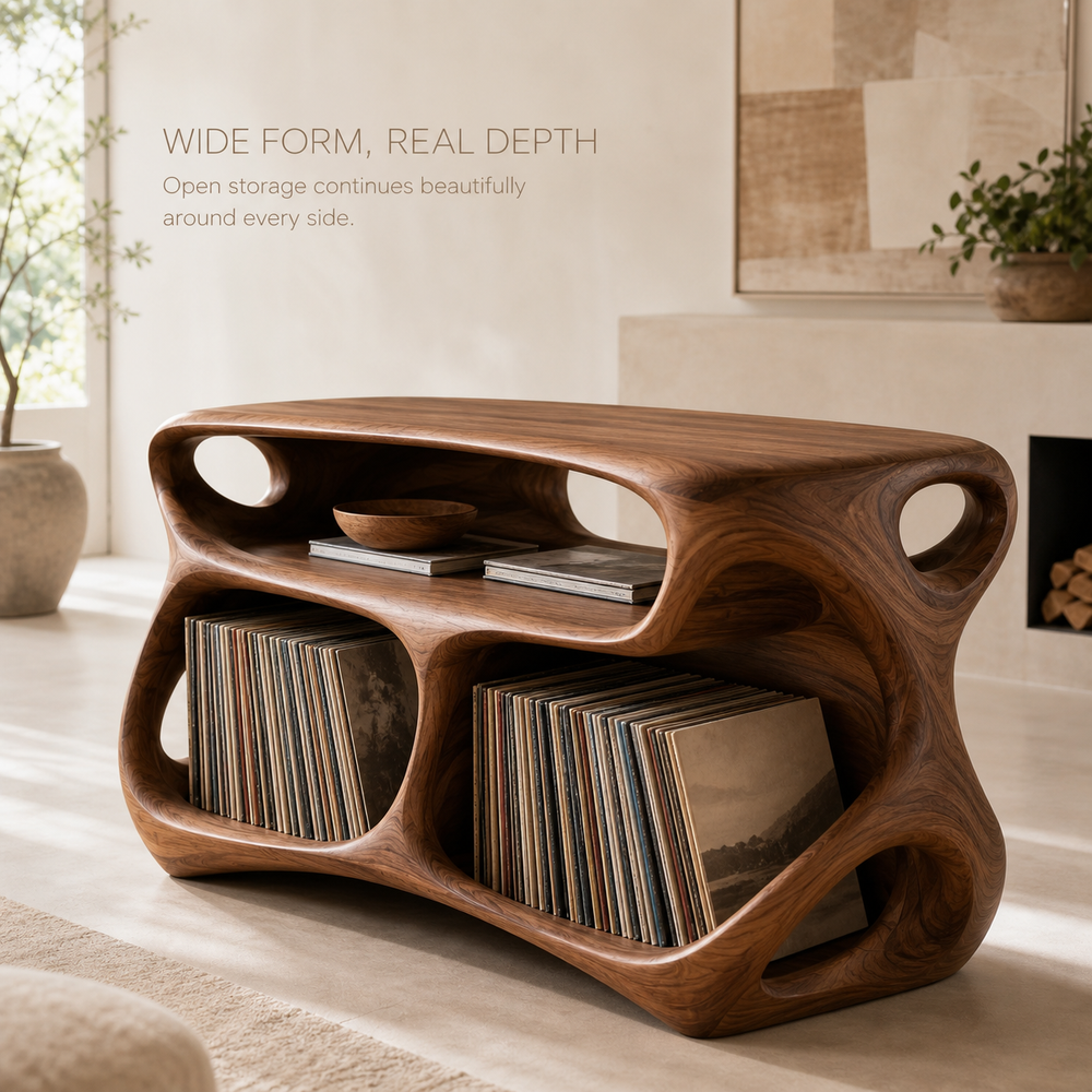 Mira Sculptural Turntable Stand - Design 012 - product image 02