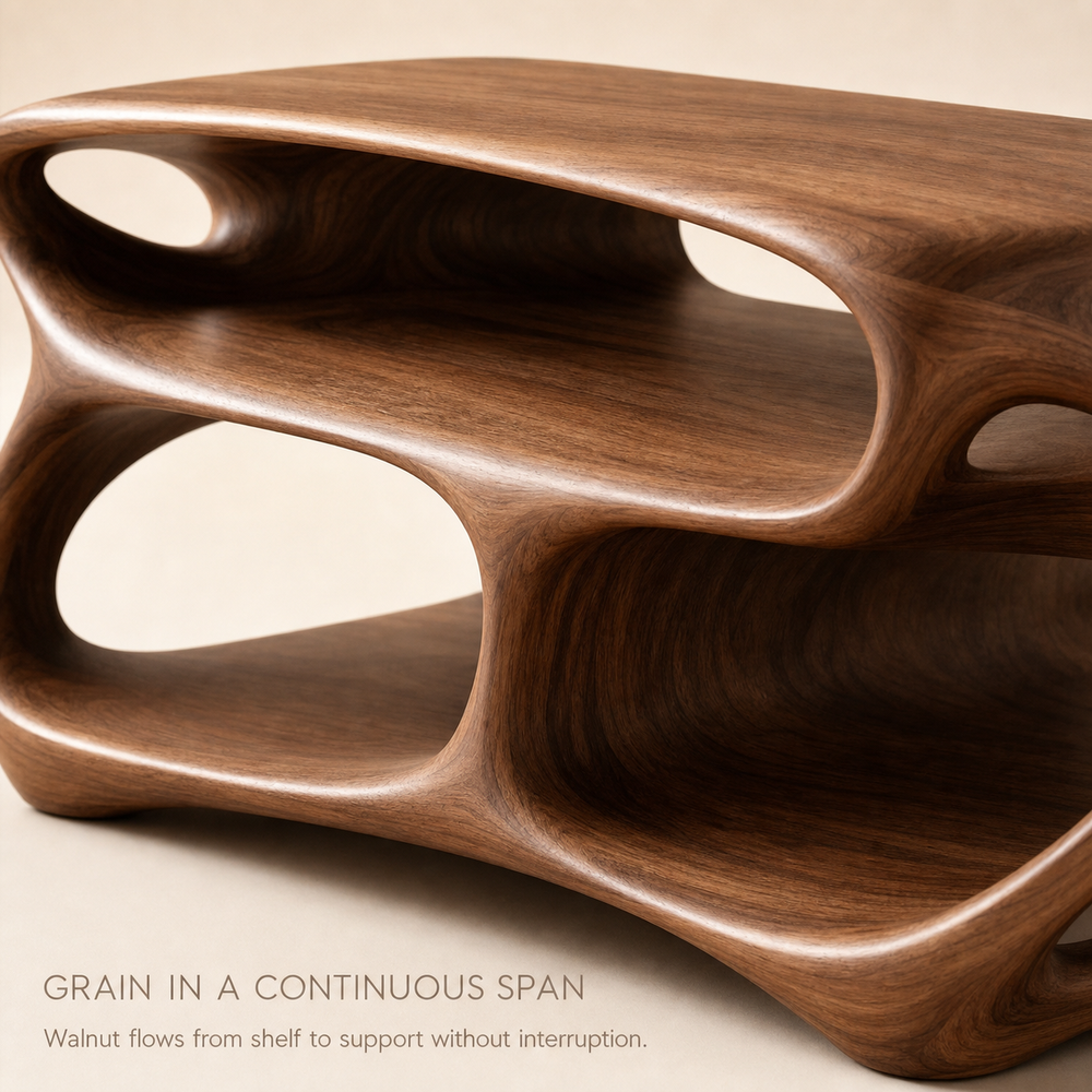 Mira Sculptural Turntable Stand - Design 012 - product image 04