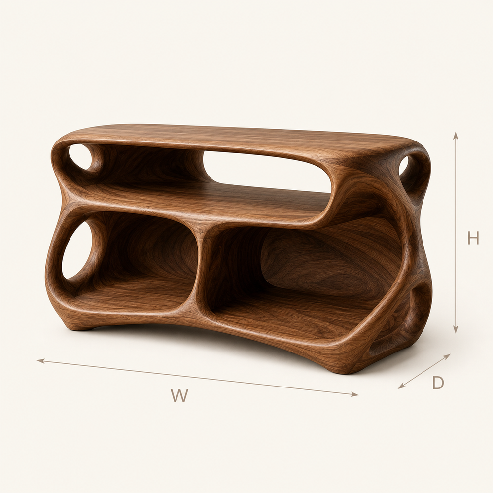 Mira Sculptural Turntable Stand - Design 012 - product image 07
