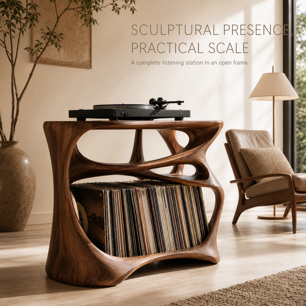 Rowan Hollow Form Record Stand - Design 013 - product image 03