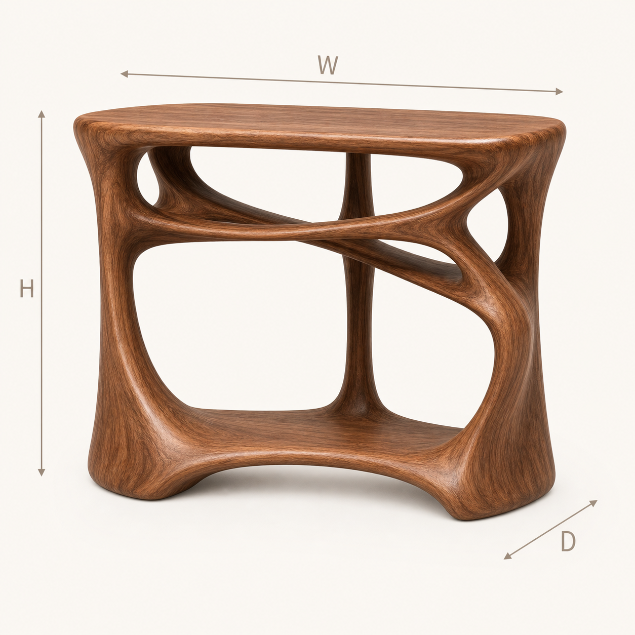 Rowan Hollow Form Record Stand - Design 013 - product image 07