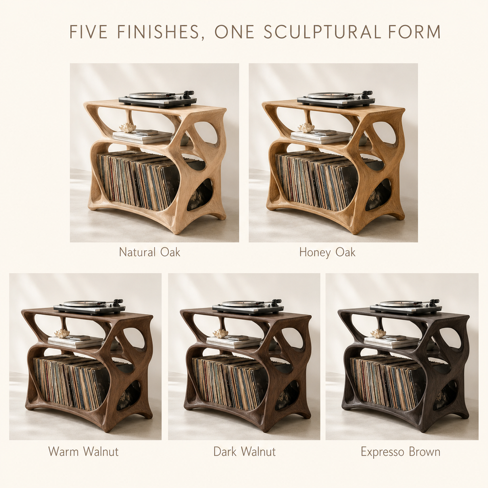 Liora Warm Walnut Vinyl Stand - Design 014 - product image 10