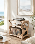 Liora Warm Walnut Vinyl Stand - Design 014 - main view