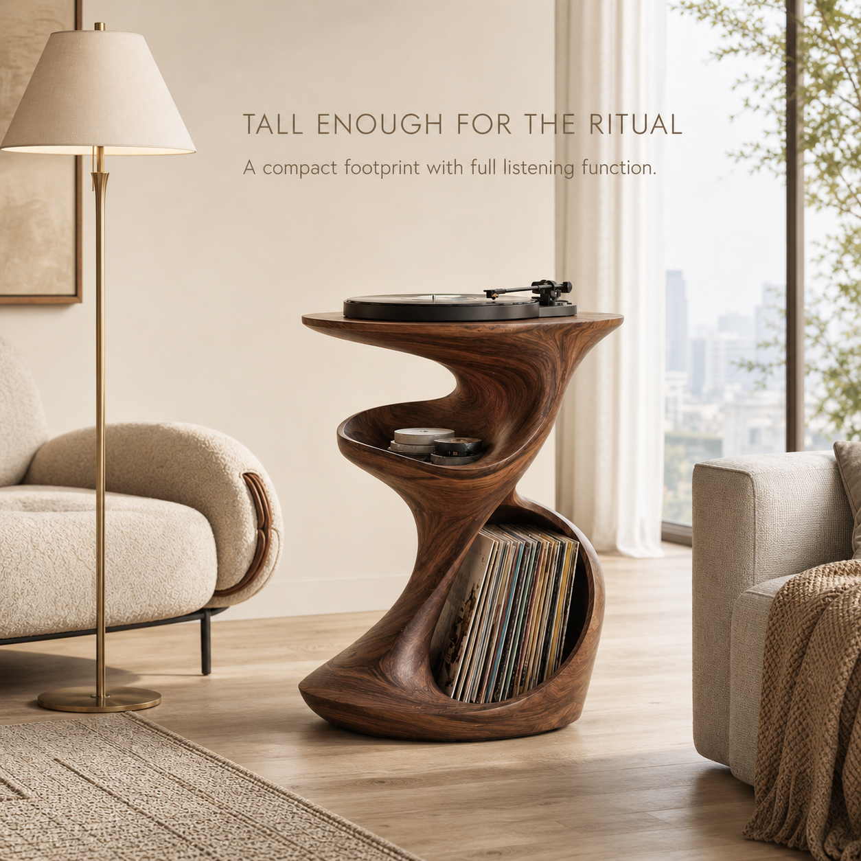 Veyra Soft Curve Record Stand - Design 017 - product image 03