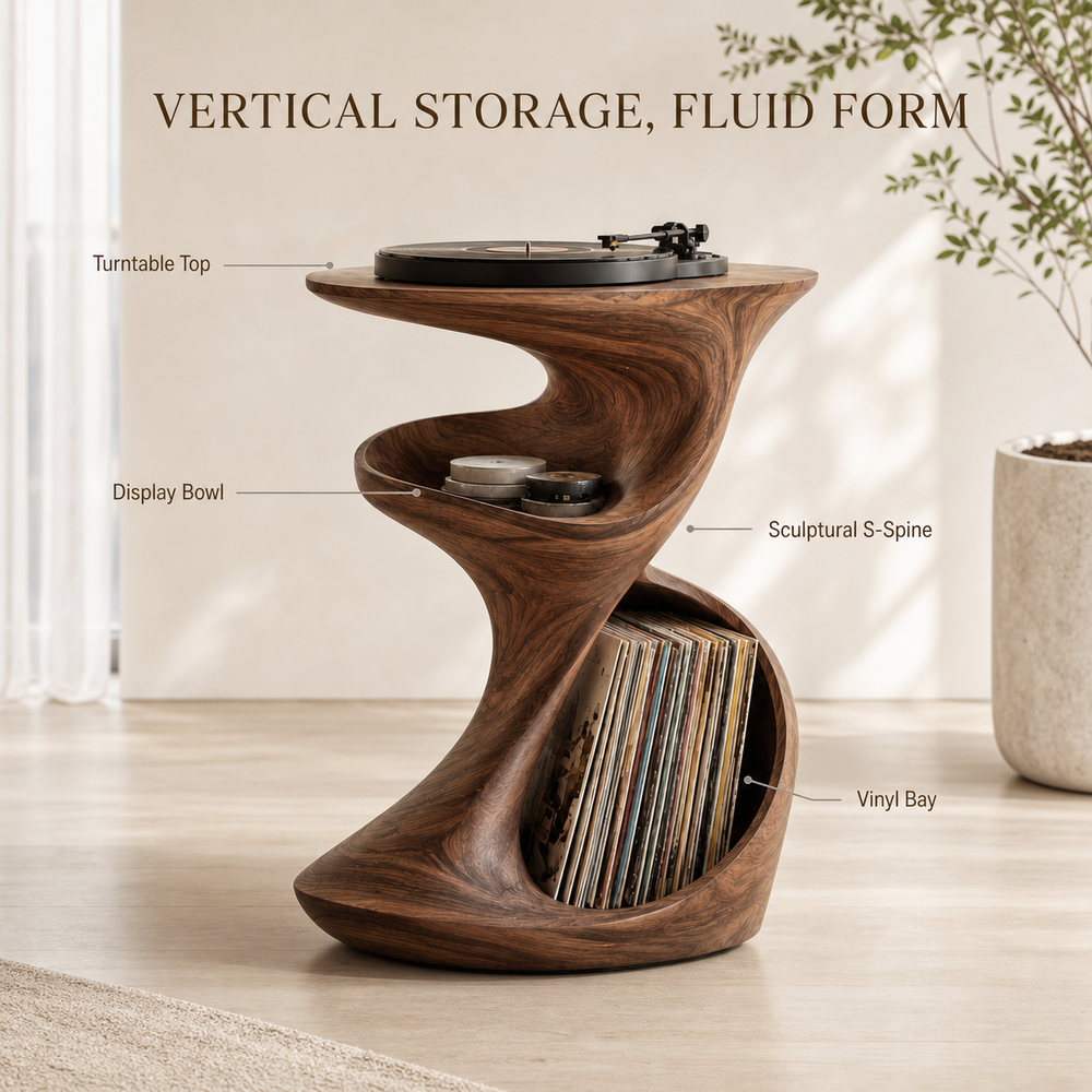 Veyra Soft Curve Record Stand - Design 017 - product image 08