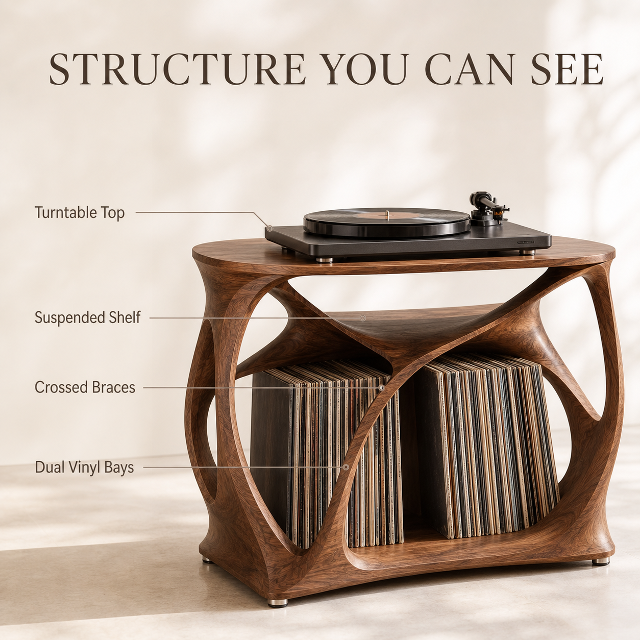Calder Organic Media Stand - Design 018 - product image 08
