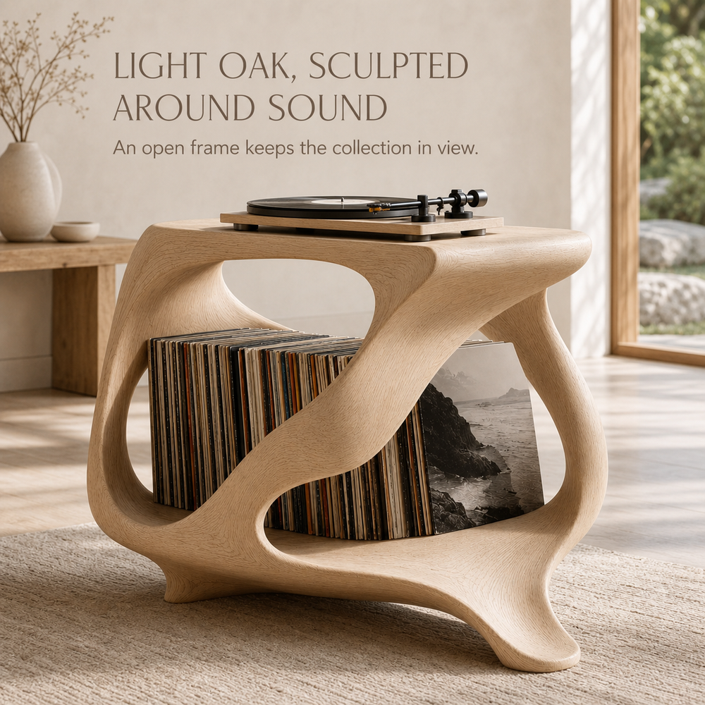 Nolan Arc Vinyl Storage Stand - Design 019 - main view