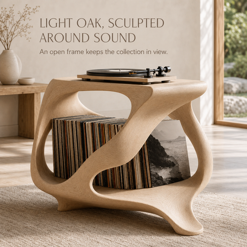 Nolan Arc Vinyl Storage Stand - Design 019 - main view