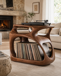 Brielle Sculpted Record Stand - Design 020 - main view