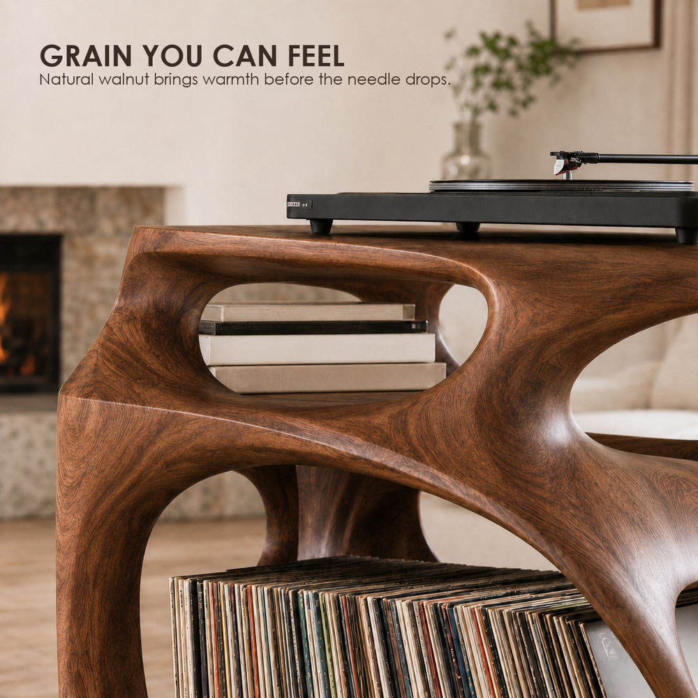Brielle Sculpted Record Stand - Design 020 - product image 04