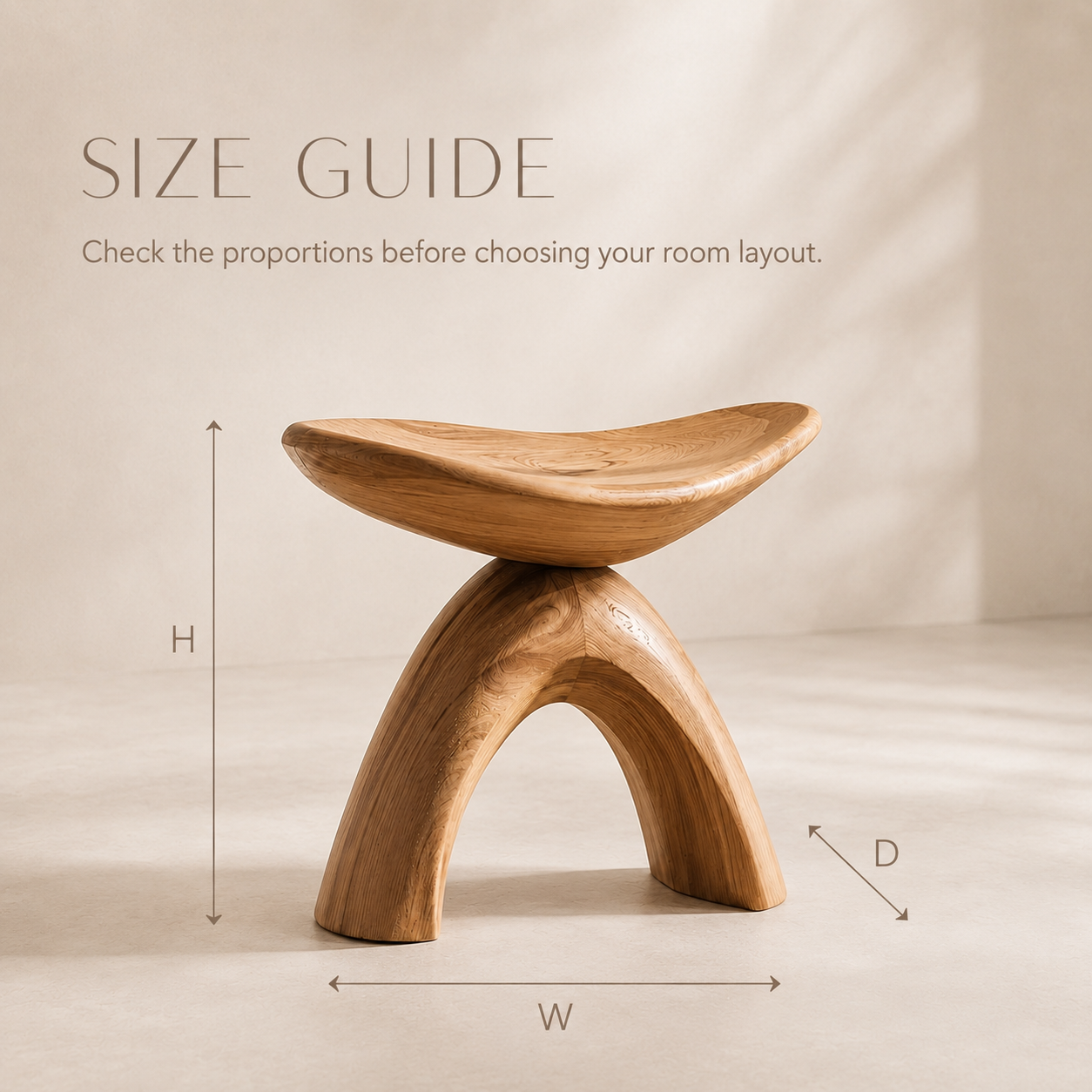 Mira Organic Bathroom Bench - Design 002 - product image 09