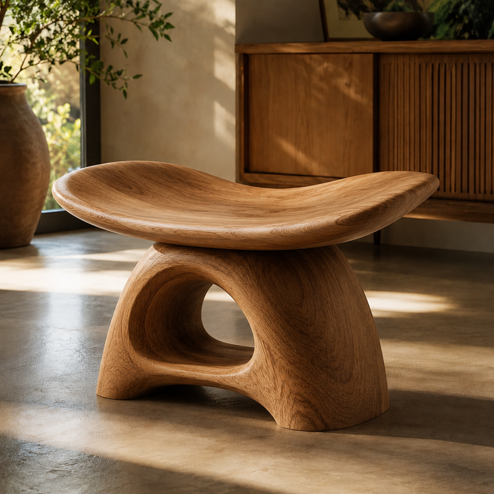 Soren Rounded Shower Bench - Design 005 - main view