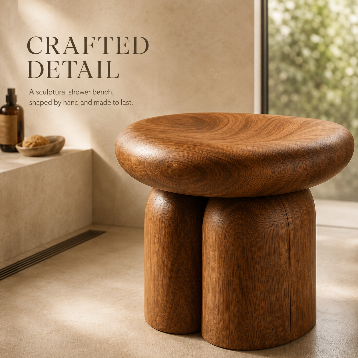 Elara Gallery Bathroom Bench - Design 006 - product image 05