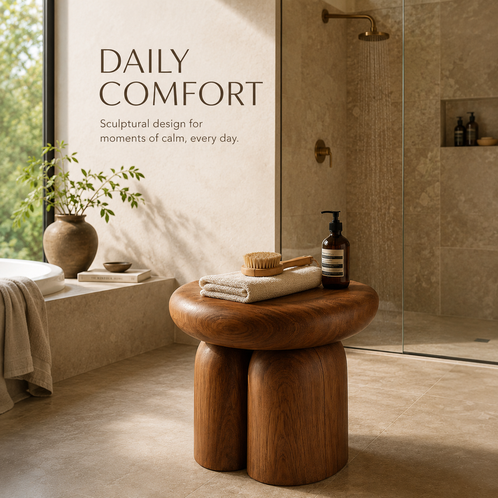 Elara Gallery Bathroom Bench - Design 006 - product image 06