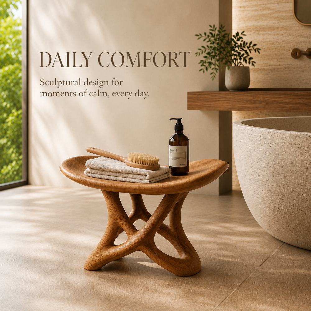 Veyra Soft Curve Shower Bench - Design 007 - product image 06