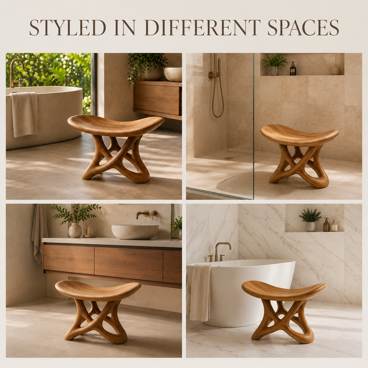 Veyra Soft Curve Shower Bench - Design 007 - product image 09