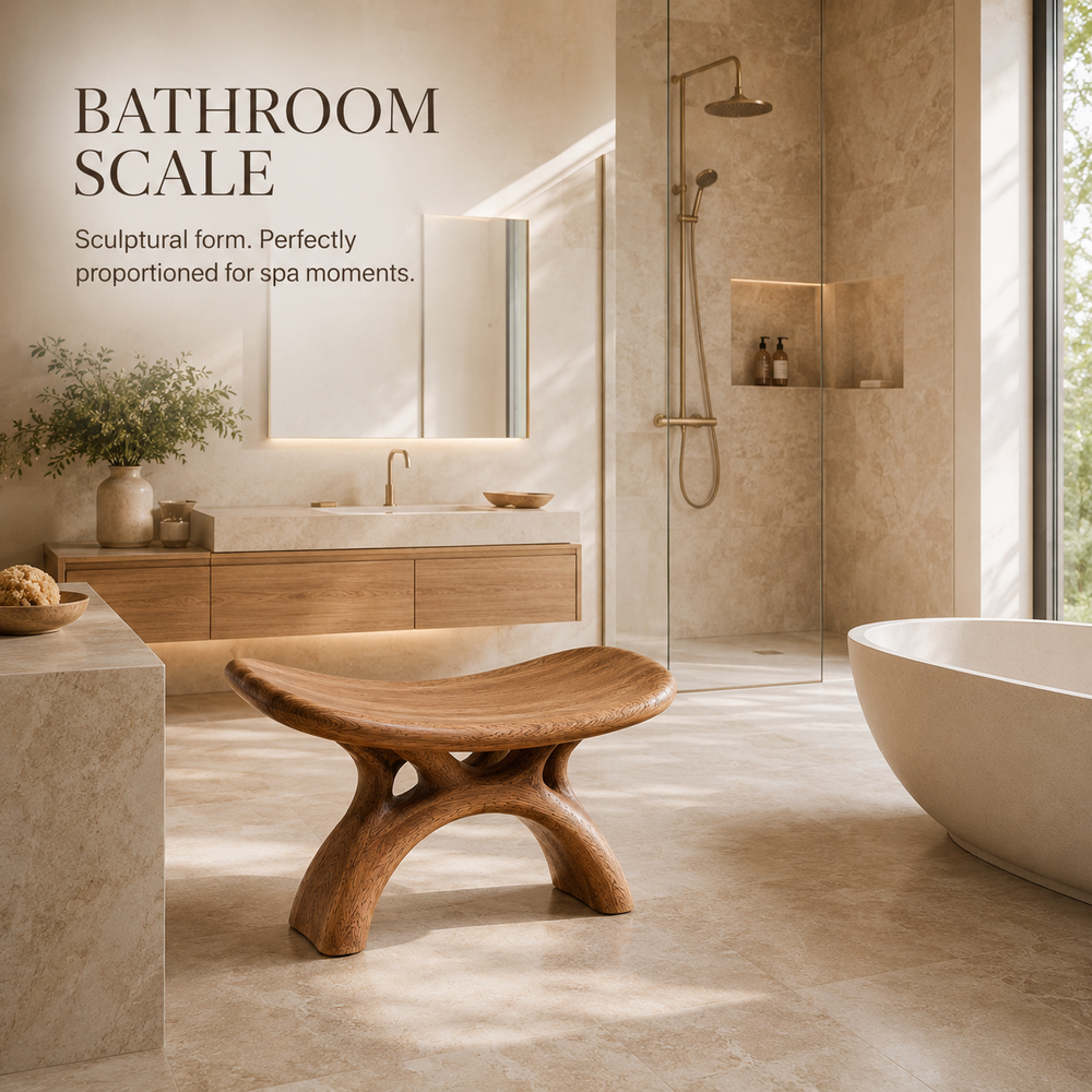 Calder Organic Modern Shower Bench - Design 008 - product image 03